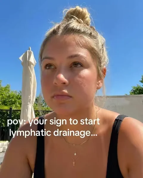 ☝️ #leefar #lymphaticdrainage #transformation
