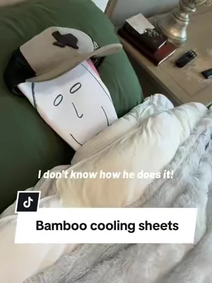 Bamboo cooling sheets!! #DealsForYouDays #SummerVibes #tiktokshopcreatorpicks #bamboosheets #perimenopause @Shilucheng Home 