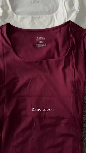 basic tops>> #fyp #basictops #viral #tops #cute 