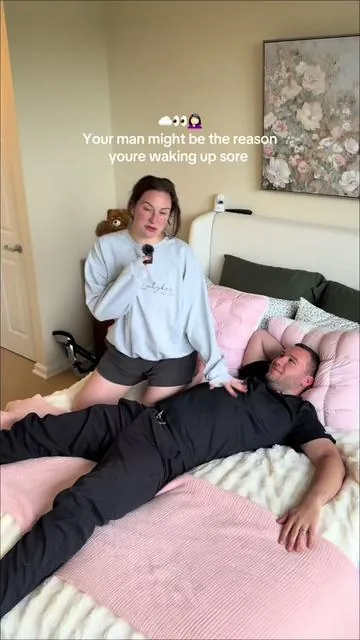 If he’s making you sore, try this