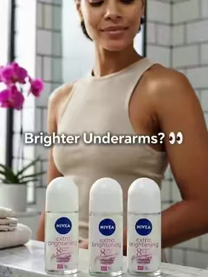 Brighter underarms? 🌟 This Nivea roll-on has Vitamin C! ✨ 48H protection, alcohol-free, & *so* long-lasting. 3-pack bundle = game changer! 💦 #DealsforYouDays #NiveaDeo #VitaminCBrightening #TikTokMadeMeBuyIt #BodyCareEssentials