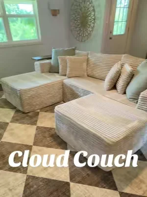 Cloud couch / crazy 😝 price drop #cloudcouch #couch #bonelesscouch #dealsforyoudays #summerwins @Caodoc Furniture 