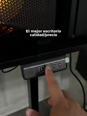 La calidad de este escritorio por lo que cuesta es de no creerse #gamingdesk #GamingSetup #escritorio #standingdesk #latinosenusa #viral
