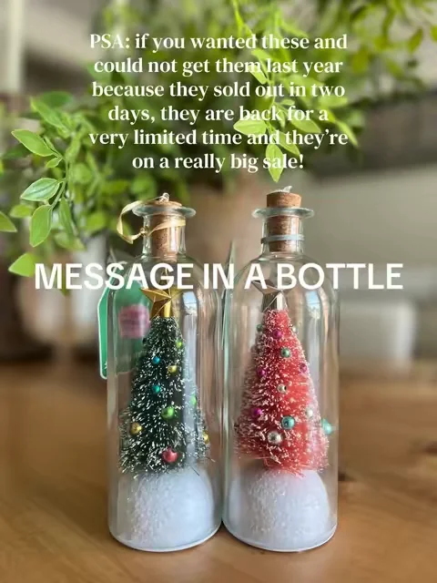This little Christmas tree lets you record the voice of someone you love, and I honestly can’t think of anything more meaningful. A grandparent reading ‘Merry Christmas,’ your child’s tiny little voice, or someone simply saying, ‘I love you.’ One day, hearing that voice again could mean absolutely everything. This isn’t just Christmas décor—it’s a memory you get to keep. #summerwins #dealsforyoudays #tiktokshopcreatorpicks #gift #messageinabottle 