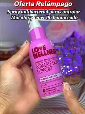 Love Wellness Intimate Skin Support™ - stimate skin." 4 f1. Oz. - 118 ml • 118 mL Spray limpiador íntimo de ácido hipocloroso limpiado por la FDA para mujeres I Productos de higiene para damas | Sin fragancia | Equilibrado de pH | 4 fl oz #dealsforyoudays