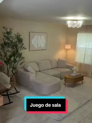 Se puede tener una sala herein gastar miles de dólares en un sofá #creatorsearchinsights #tiktokshopcreatorpicks #tiktokshopstockup #DealsForYouDays #sofa 