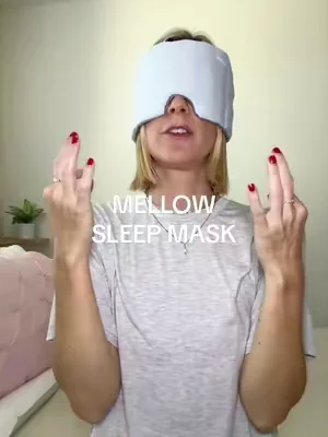 The sleep mask of my dreams 🥹 #sleephack #SelfCare #eyemask #cozygirl 