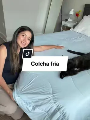 Colcha/manta con tacto frío, ideal si tienes mucho calor por las noches #tipsdeverano #SummerVibes 