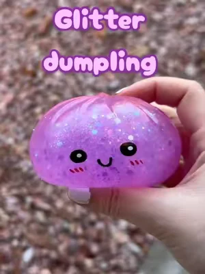 I got the perfect color omg #glitterdumpling #squishy #dealsforyoudays #trendingtoys #giftideasforkids 