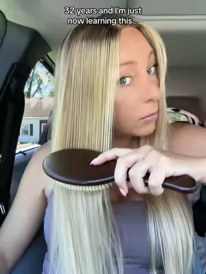 I was today years old 😅 #finehair #hairbrush #hairtok #boarbristlebrush #summervibes 