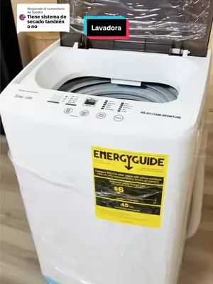 Respuesta a @Sandra Lavadora portátil, lavadora compacta totalmente automática de 7,7 libras, tambor de acero inoxidable, 10 ciclos de lavado, detección de equilibrio automático, pantalla LED; minilavadora para el hogar, apartamentos y residencias estudiantiles.#tiktokshopcreatorpicks #dealsforyoudays #lavadora #laundry #lavadoraportatil 
