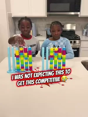 They got way too competitive. 😂 #kidsactivities #familygames #toddleractivities #learningthroughplay #screenfreefun 