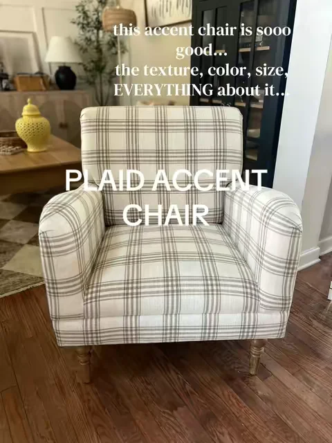 Some furniture follows trends… this doesn’t. I love buying pieces that I’ll still love years from now, and this plaid accent chair is exactly that. The pattern is timeless, it’s incredibly comfortable, and it works with so many different decorating styles. #chair #chairs #accentchair #furniture #dealsforyoudays 