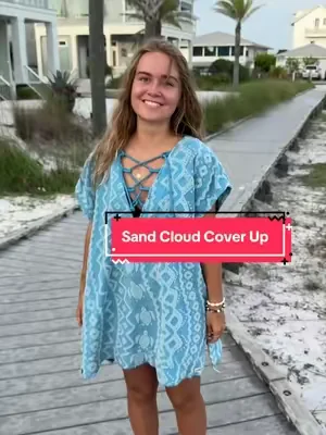 The cutest coverup. Love that it’s 100% organic cotton 🙌 #beach #beachvibes #sandcloud #fashion #Summer 