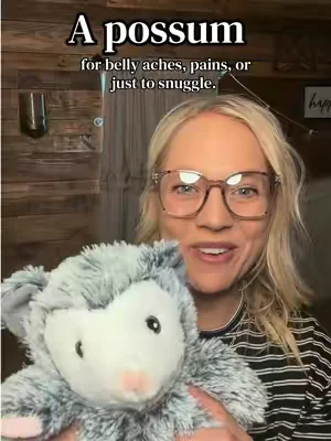 This is literally the cutest and sweetest comfort toy 🥹 #babyshower #warmies #opossum #dealsforyoudays #summerwins 