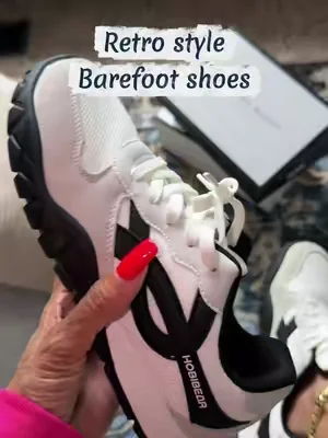 Step into comfort with the perfect barefoot shoes that blend retro tennis style with a modern twist 👟✨ Designed with zero-drop support to help promote better alignment from your feet to your ankles, knees, and hips. Style meets function—an essential addition to your everyday shoe rotation. #BarefootShoes #ZeroDrop #MinimalistShoes #FootHealth #HealthyFeet   