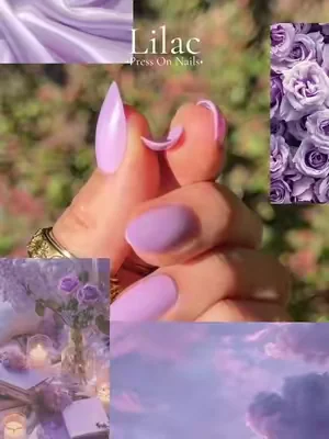 BTARTBox nails in ✨0324✨ nails come with glue, sticky tabs, file, cuticle pusher and wipes  🌸check my nails playlist for more styles and how to make them last weeks #pressonnails #nails #diynails #purplenails #shortnails 