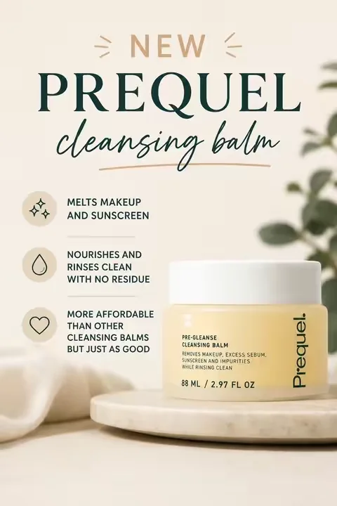#prequelskin #cleansingbalm #skincare 