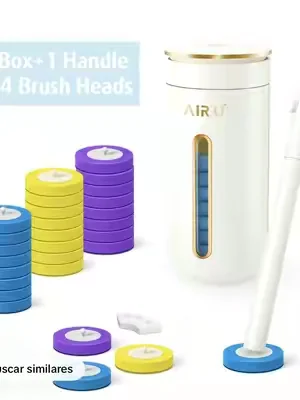 Juego de soporte de varilla de tazón con 24 piezas de recambio de limpiador, sistema de limpieza de baño para fregadero, bañera, desagüe, lavabo, orinal, cepillo de inodoro de montaje en pared, kit de limpieza de baño🚽  #baño #limpiezadecasa #limpieza #casalimpia 