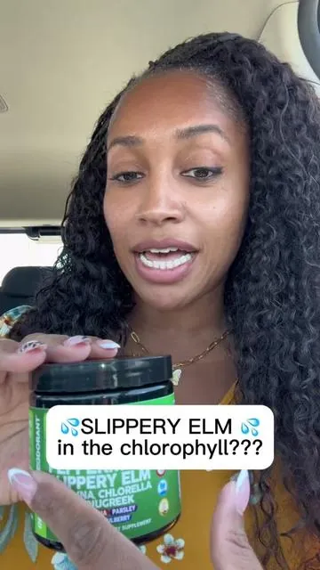 Who put slippery elm in the chlorophyll?? #chlorophyll #chlorophyllbenefits #slipperyelm #guthealth #supplements 