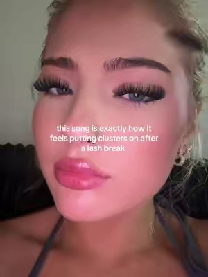 especially some fluffy lashes #lashclusters 