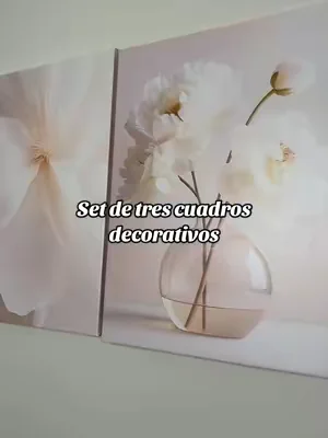 Set de tres cuadros decorativos. #cuadros #decoration #homedecoration #dealsforyoudays #paintings 
