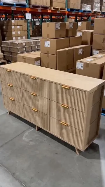 FINALLY BACK IN STOCK 🚨 9-drawer dresser with *massive* storage + TV stand? YES. 🛋️✨ #DealsforYouDays #HomeDecor #StorageGoals #TikTokMadeMeBuyIt #FurnitureFind
