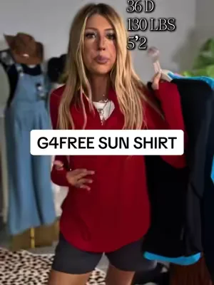 Stay cool, stay covered in this UPF 50+ sun shirt from @G4Free Store ☀️ #dealsforyoudays #g4free #activewearfashion #sunshirt #upf50 