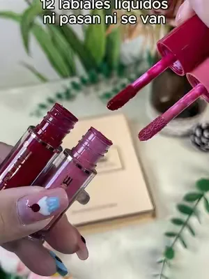 Labiales líquidos 12 colores: no se transfieren, no se desgastan!#tiktokshop#fyp  #beauty  #Maquillaje