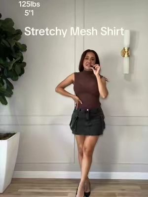 Can’t decide if I like it better in the short sleeve version 🤔🤩 #meshtop #seethrough #dealsforyoudays #summerwins #fallfashiontrends 