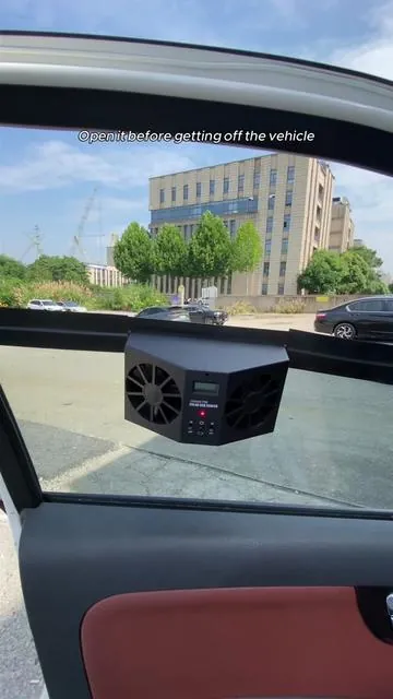 The ultimate summer car hack they don't want you to know! 🚗☀️ Stay cool!#TikTokMadeMeBuyIt #CarHacks #SummerEssentials #CarAccessories #solarpower 