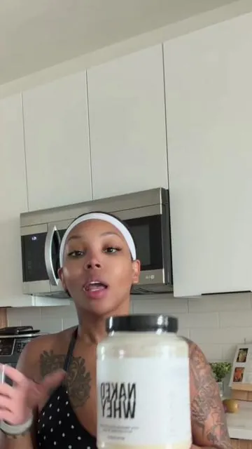 I'm sharing a simple protein shake hack for anyone struggling to get enough protein in their diet. I mix Naked Whey (25g protein) with vanilla Nuri (30g protein) to create a delicious shake with 55 grams of protein total. #ProteinHack #ProteinShake #FitnessNutrition #HighProtein #NakedWhey     