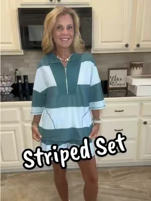 I’m in a small in this cute striped set from @Fisoew Clothing Co. #dealsforyoudays #set #matchingset
