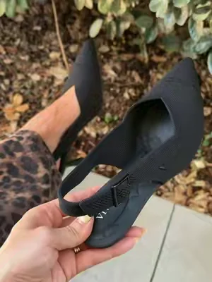 You’re going to want these Vivaia heels! If you haven’t tried them…. They are the most comfortable women’s shoes out there right now. Work shoes, wedding shoes, event shoes…. Date night heels! Perfect for any occasion bc they feel like you’re walking on a cloud in sling back HEELS ☁️#heels #vivaia #heelsforwomen #slingbackheels #vivaiashoes 