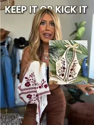 The embroidered halter vest that looks like a boutique find for a fraction of the price. 🤍 So flattering, easy to style with denim, shorts, or linen pants, and the perfect piece to elevate your summer wardrobe. #EmbroideredVest #HalterTop #SummerStyle #BoutiqueFashion #OOTD 