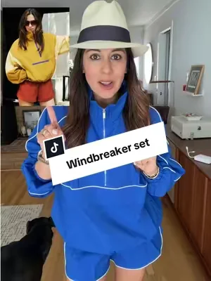 Quarter zip windbreaker sets are super cute! Get your colors now! #windbreakerset #quarterzipwindbreaker #tiktokshopcreatorpicks #dealsforyoudays #tiktokshopsummerturnup 