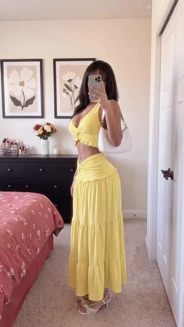 💛🌼 #dfyd #dealsforyoudays #twopieceset #summeroutfit #womensfashion 