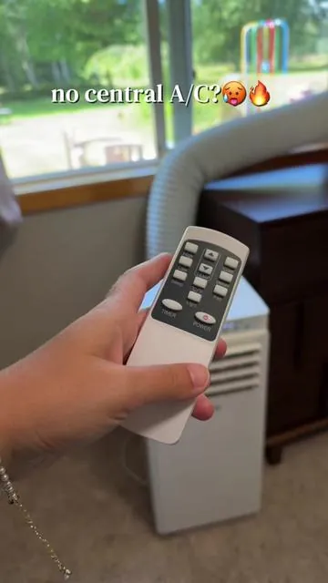 POV: You don’t have central AC and you’re DONE sweating through the summer. 🥵❄️ This portable AC cools your space without the huge price tag. Budget-friendly, easy to set up, and a total game changer. #PortableAC #NoCentralAC #ApartmentLiving #SummerEssentials #BudgetFinds 