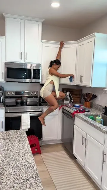 This is what we needed to clean the ceiling fan or small DIY projects #stepladder #ladder #dealsforyoudays 