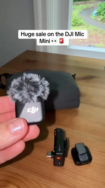 Such a great deal! This is why I chose the mic mini @DJI Official #dji #djimicmini #microphone #contentcreator #tiktokshopaffiliate 