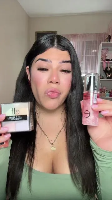 #elfpowergripprimer #primer #rosesettingspray #elfsettingspray #elfcosmetics 