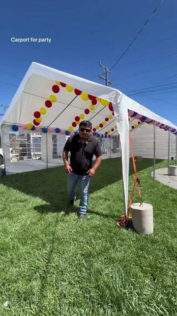 #auxun #heavyduty #carport #carpaforparty #party 