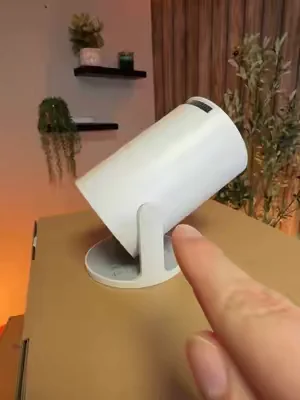 I almost returned my projector until I found this stand for it #magcubic #projector #projectorstand #portableprojector #dealsforyoudays 