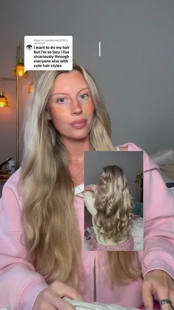 Replying to @coachkirsten2026 immmmm lazy 😂 that’s why I use this one lol #kitsch #overnightblowout #heatlesshairstyles #heatlesswaves #heatlesscurlsovernight 