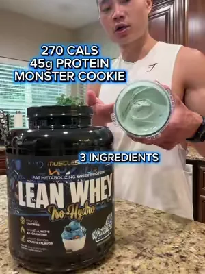 Monster Cookie Protein Ice Cream #musclesport #monstercookie #proteinicecream #ninjacreami @MuscleSport®️ 