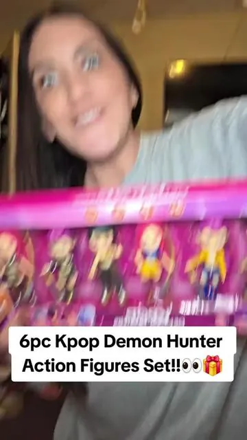 if your kids are into Kpop Demon Hunters like mine then theyll definitely LOVE these Kpop Demon Hunter Dolls  #kpopdemonhunters #demonhunters #dolls #kpop #giftforkids 