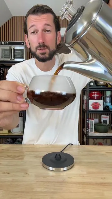Apparently this is how we should be making coffee in the first place #coffeemaker #coffeepercolator #coffeemachine #tiktokshopcreatorpicks 