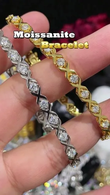 The most beautiful bracelet of 2026 AS BRILLIANT AS A DIAMOND!!!#summerwins #tiktokshopdealsforyoudays #dealsforyoudays #moissanitejewelry #delzzad #moissanite #affordablefashion #iceout #crossbracelet #moissanitebracelet #couplebracelet #relationships #2026trends #Infinite