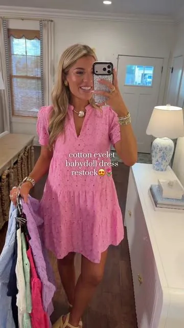 SO glad these are back in all sizes! I promise you'll want to go back for multiple!😍 Wearing size S and I'm 5'9! #boutiqueclothing #boujeeonabudget #teacherdress #affordablefashion #summerfashion 