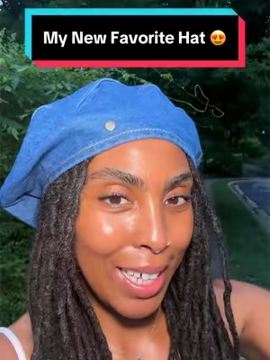 Replying to @dnm_locs Isn’t this denim beret the cutest? 😍 Now I need the other 2 colors.  #denim #hats #90sfashion #dealsforyoudays #tiktokshopcreatorpicks 